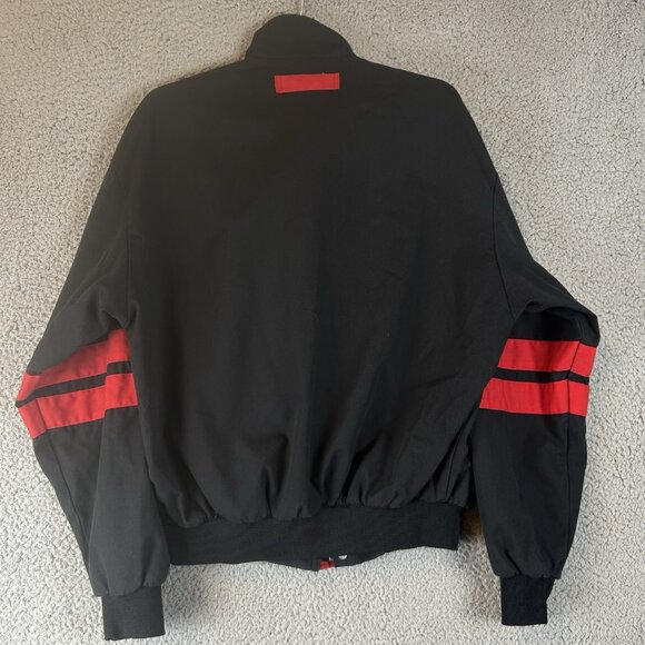 NASCAR Swingster Winston Racing Team Full Zip Jacket Large USA Made 1990’s Vtg - Picture 2 of 6